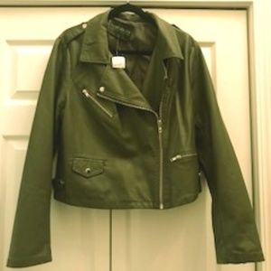 Faux Leather Jacket